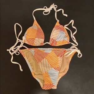 J. Crew Triangle String Bikini NWOT M